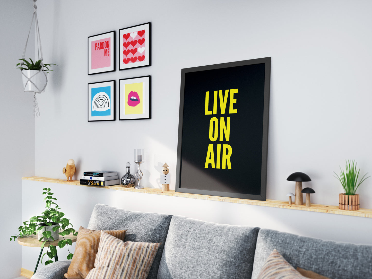 Live On Air Print