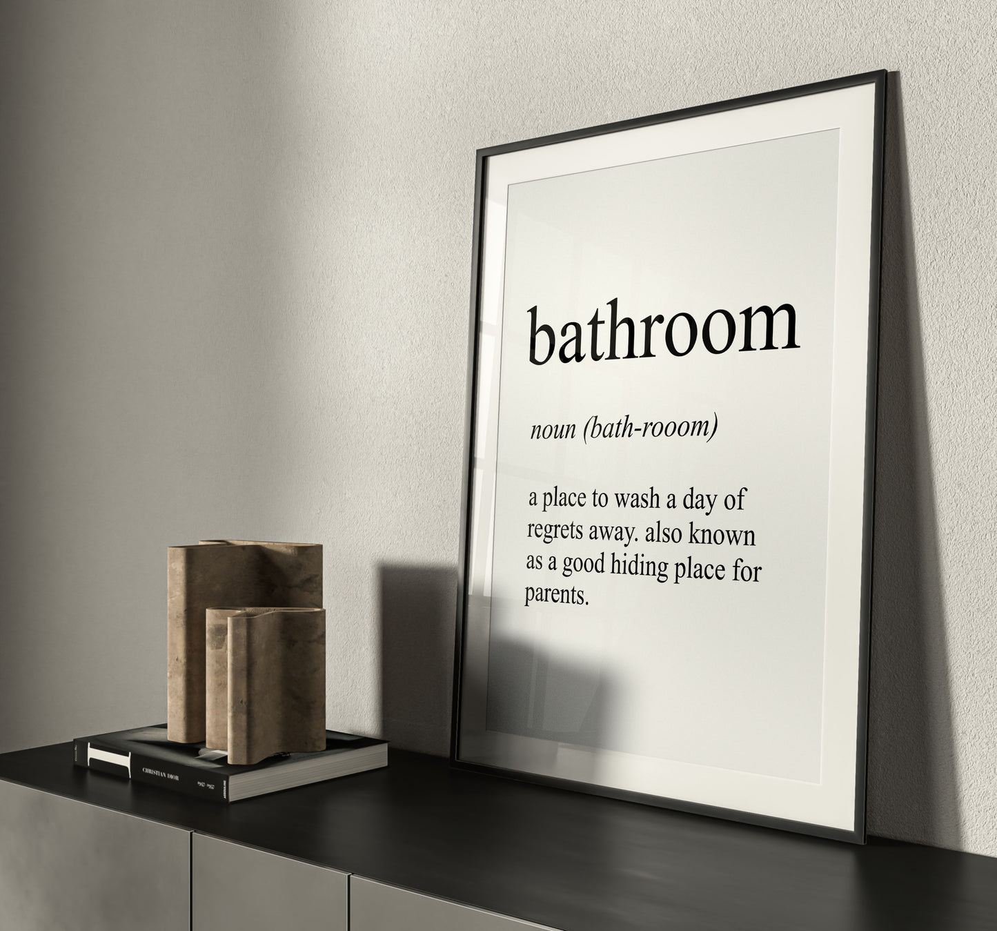 Bathroom Definition Print