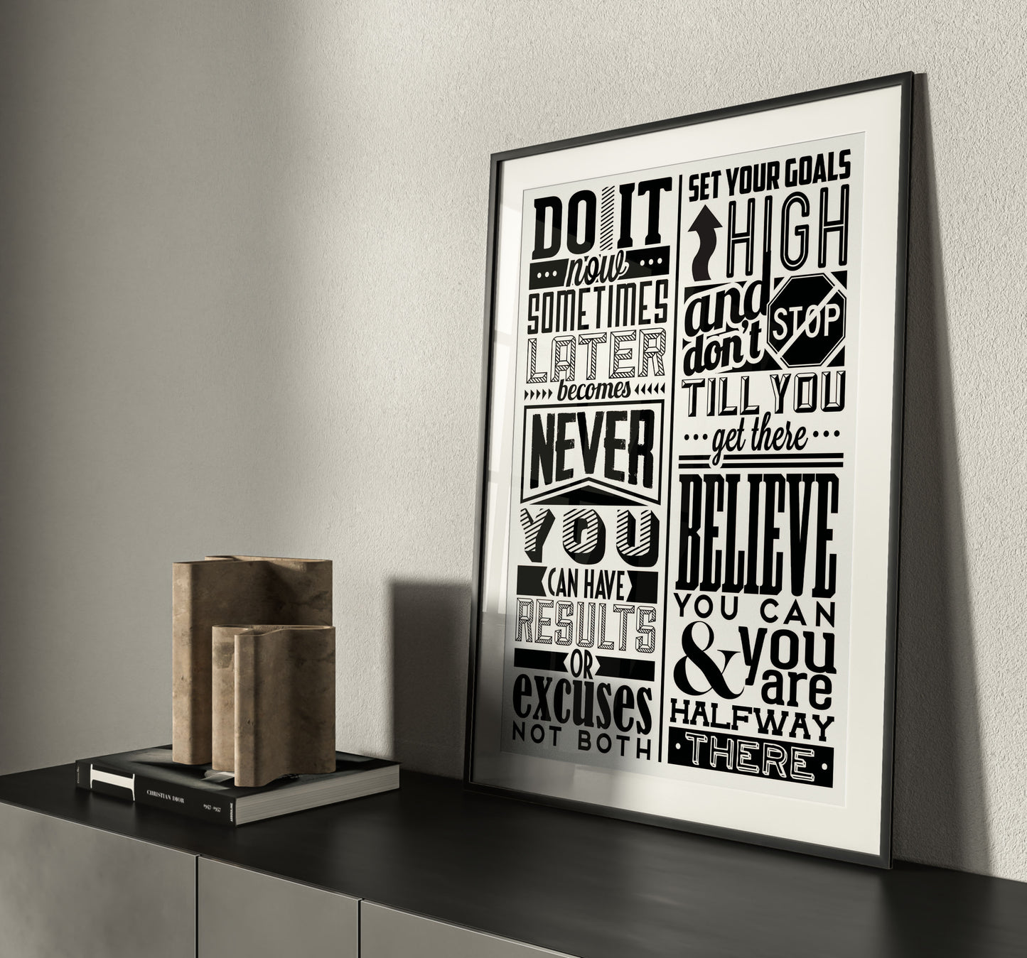 Do It Now Vintage Print