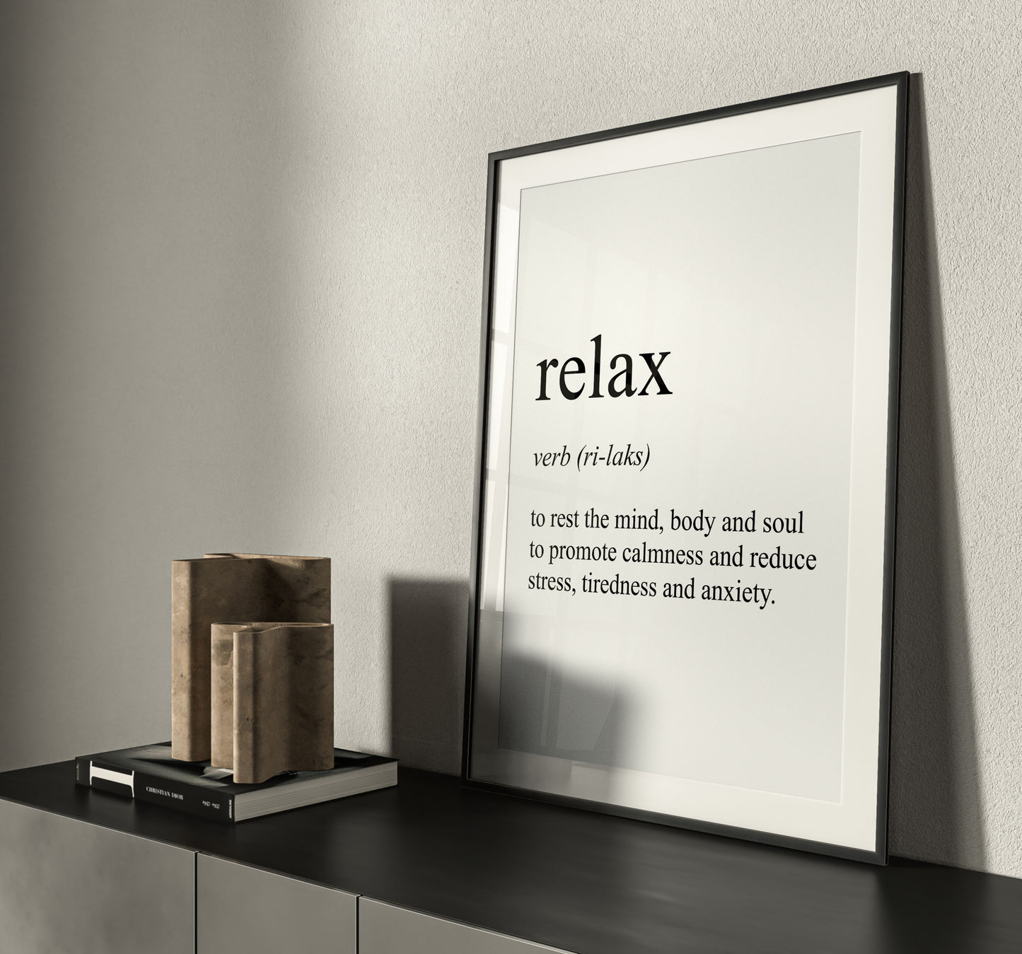 Relax Definition Print