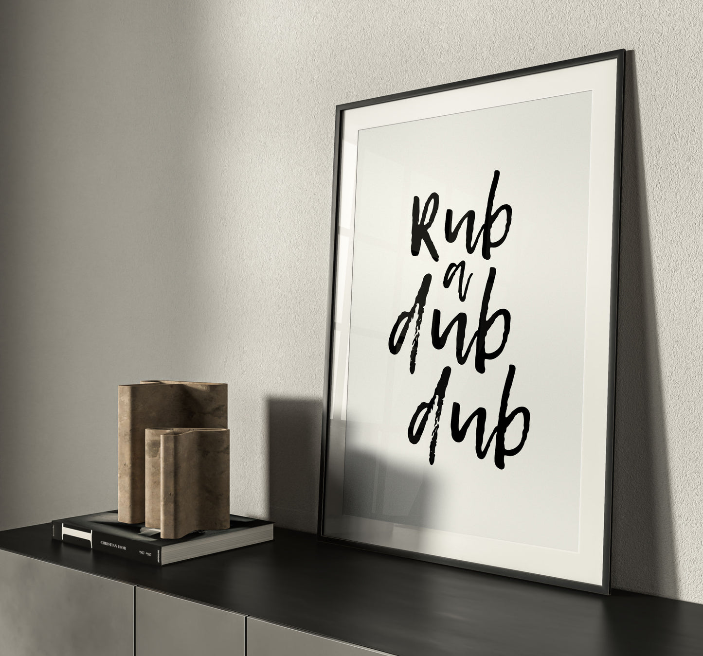 Rub a Dub Print