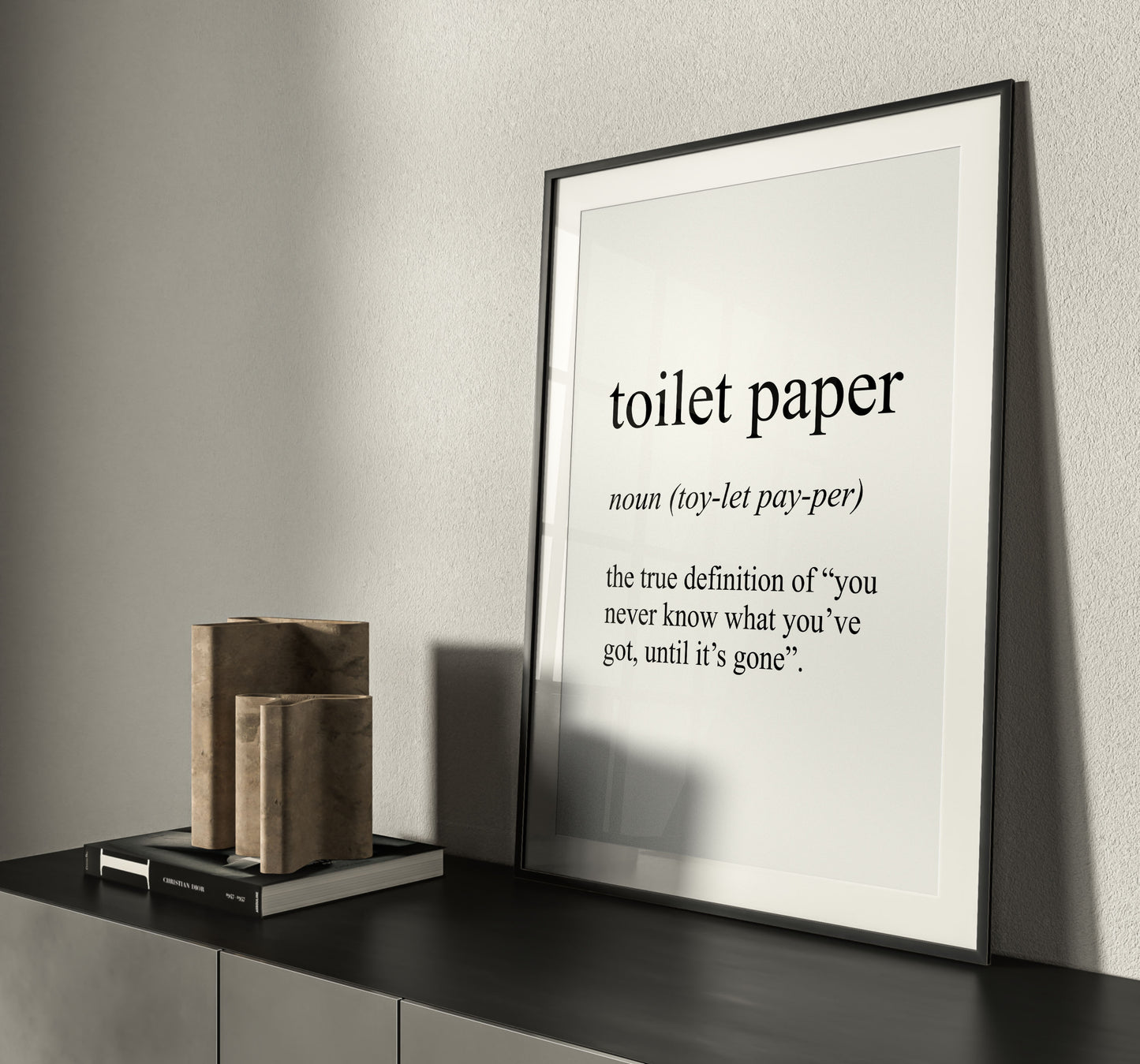 Toilet Paper Definition Print