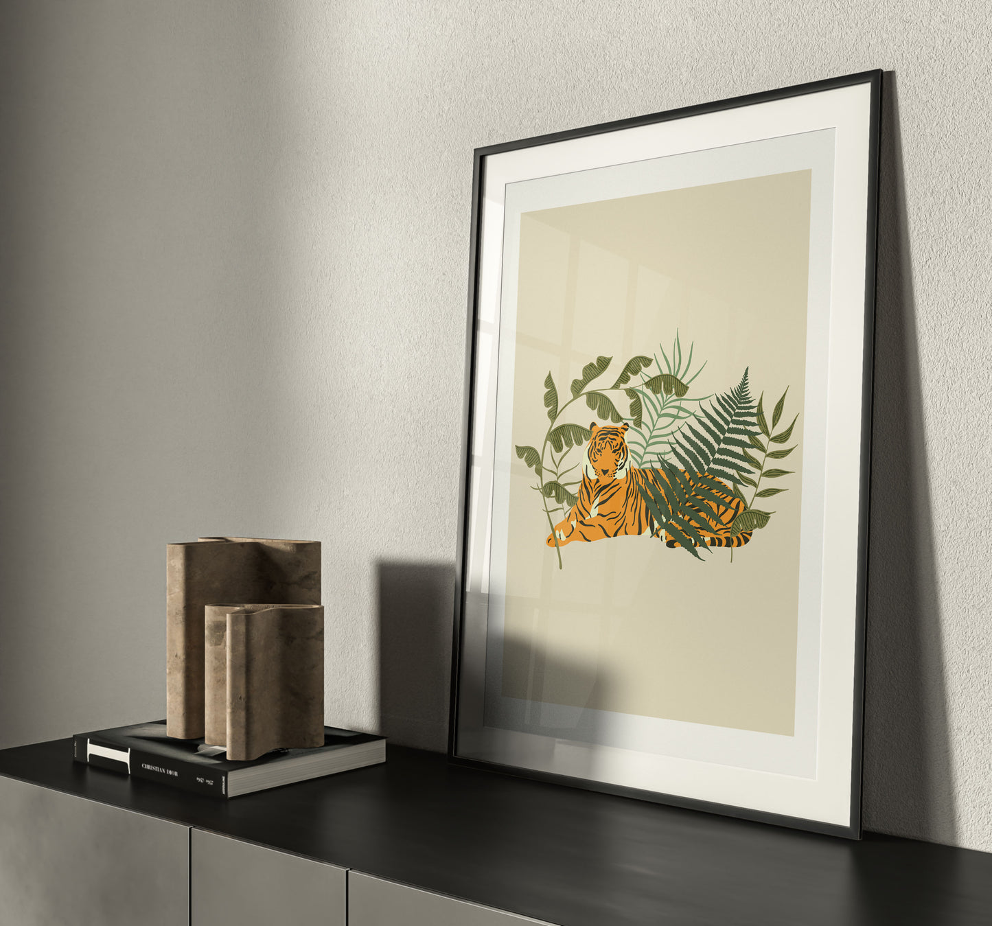 Wild Collection Resting Tiger Print