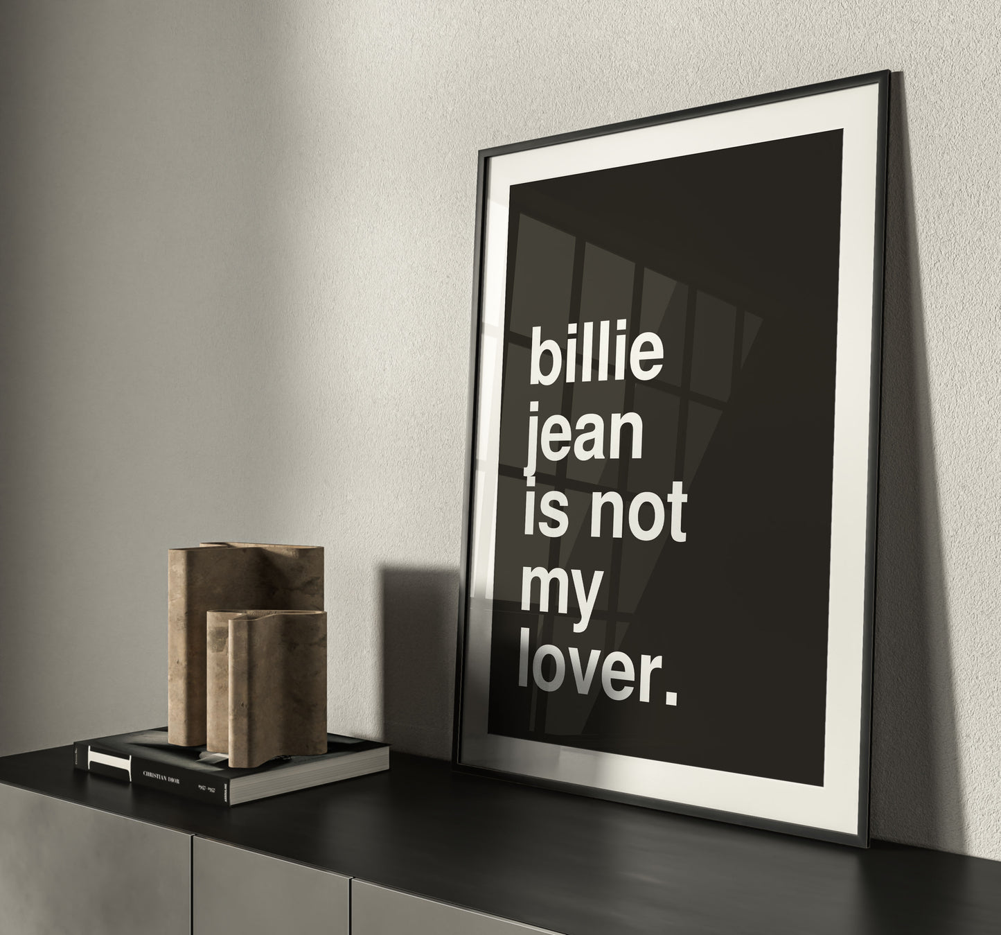 Billie Jean Black Print