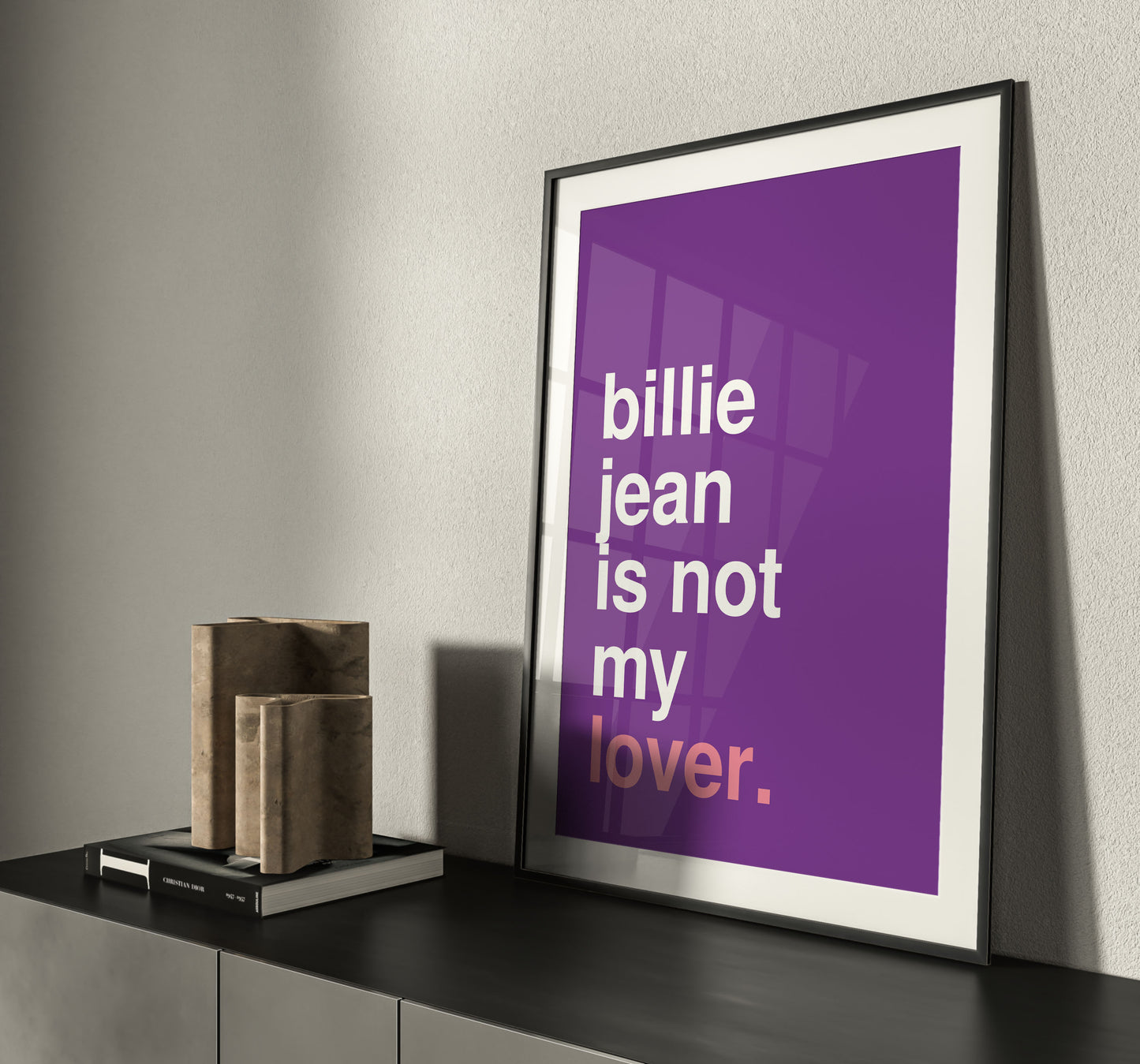Billie Jean Purple Print