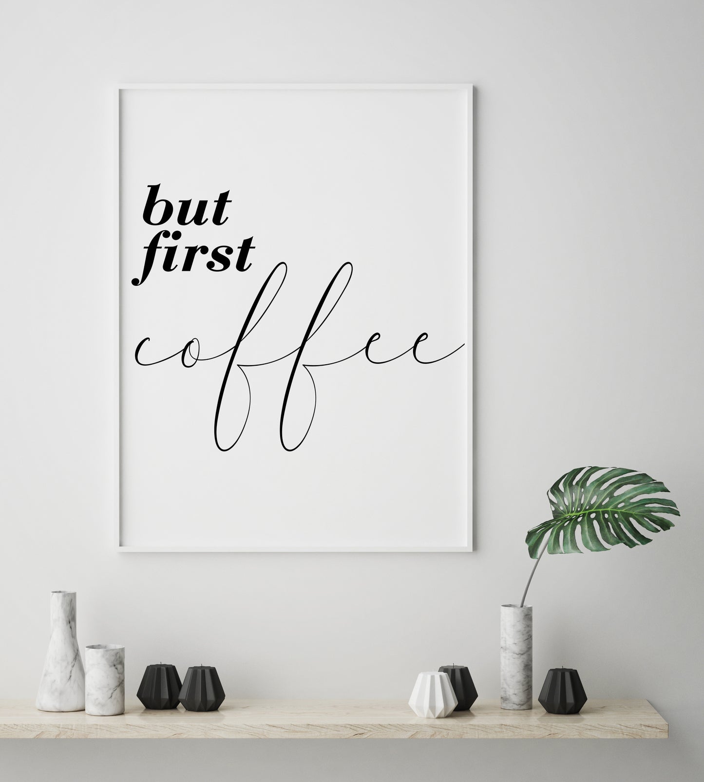 But First Coffee Print