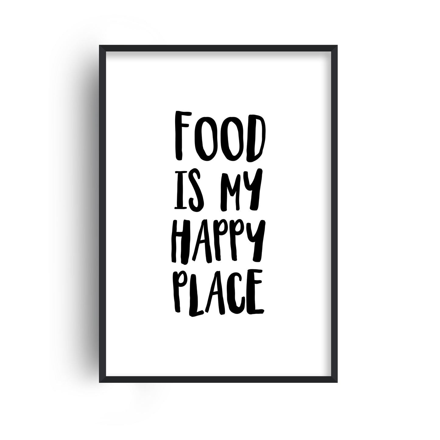 Food is My Happy Place Print