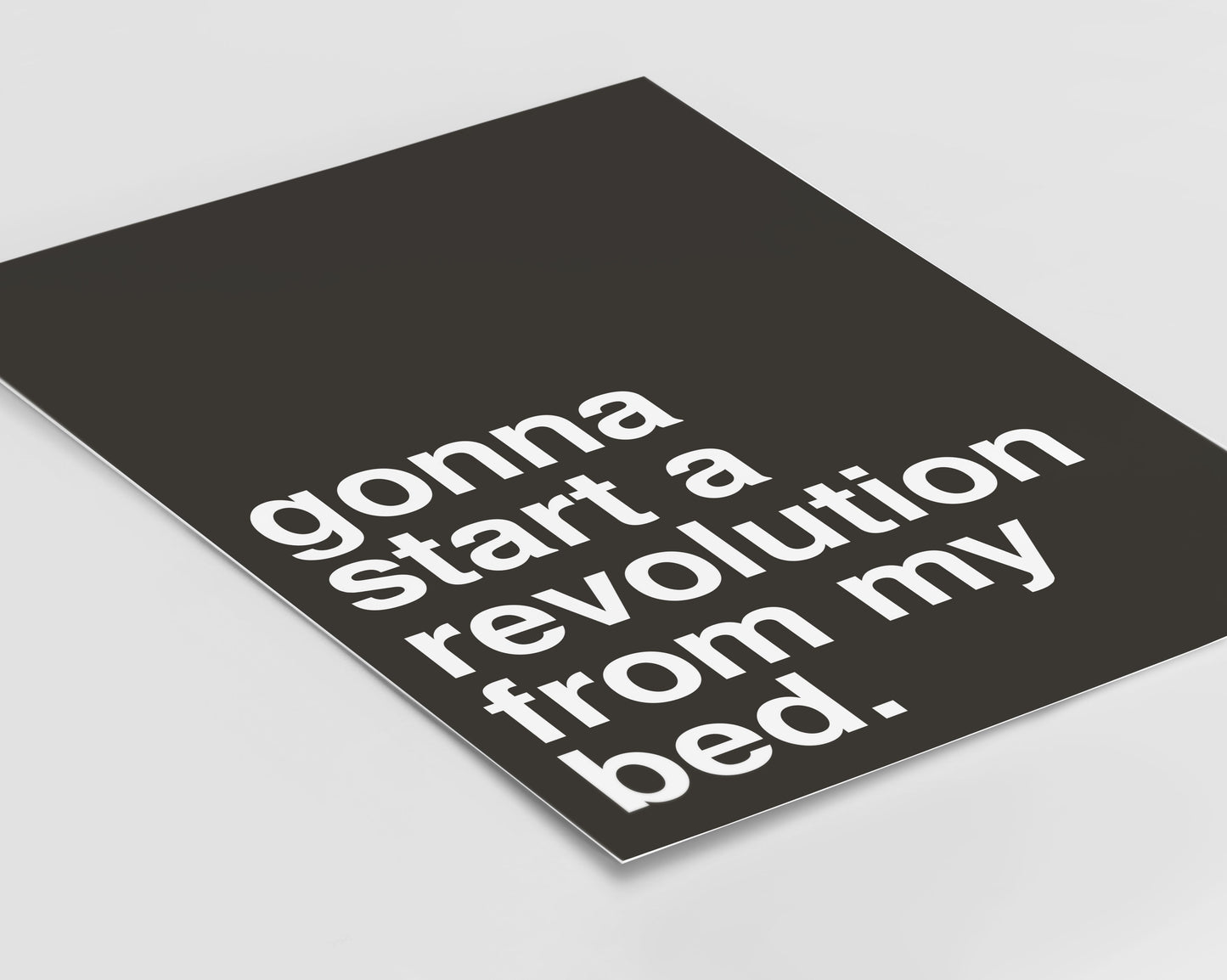 Revolution Black Print