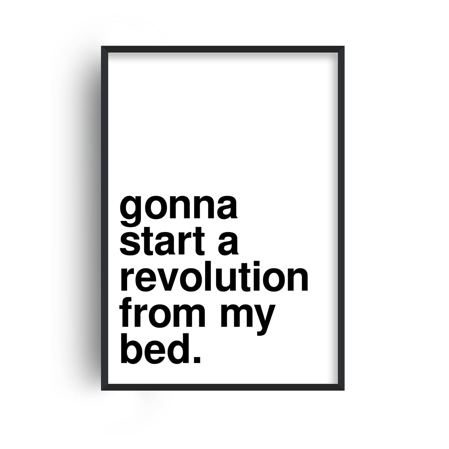 Revolution White Print