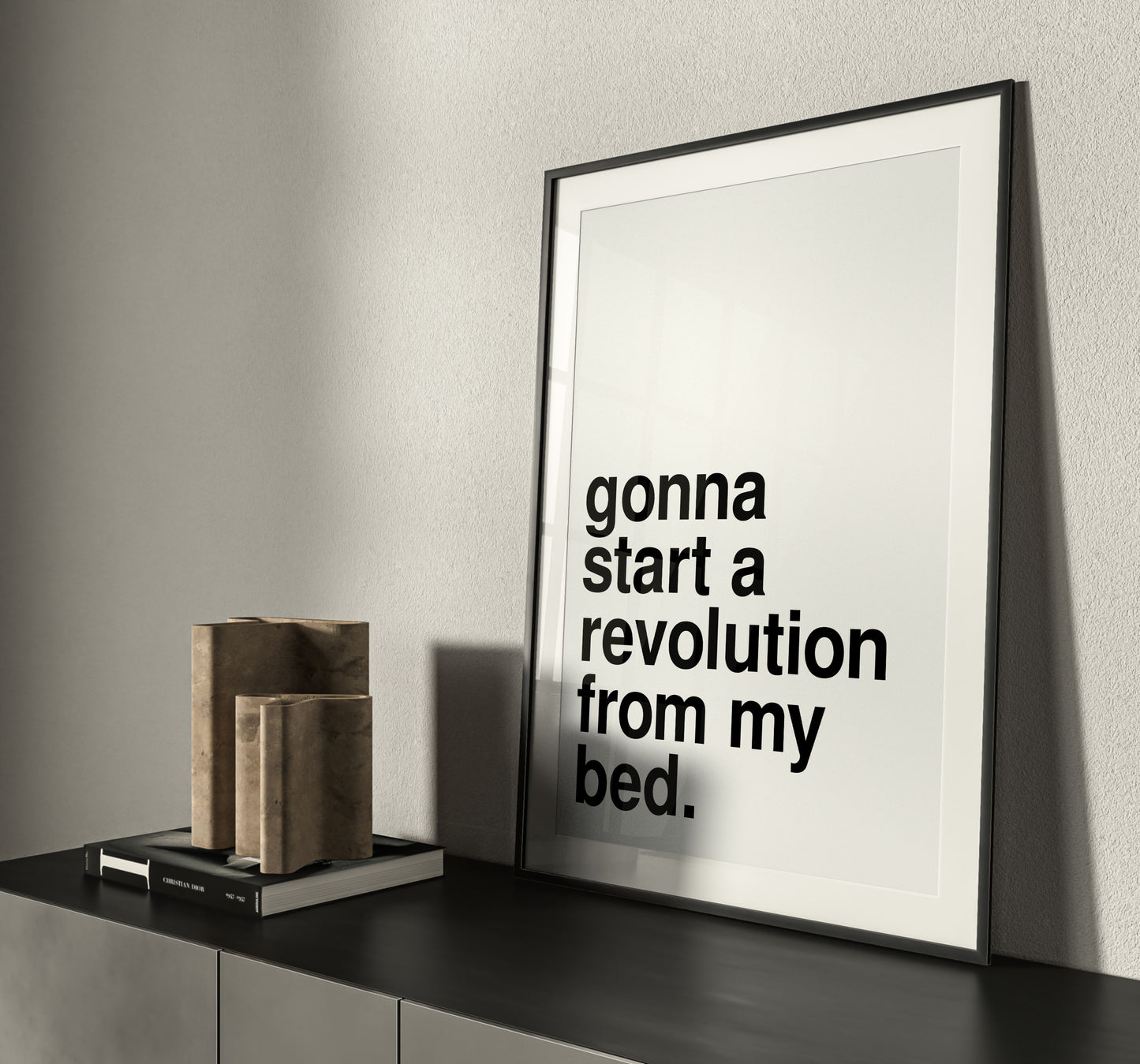 Revolution White Print