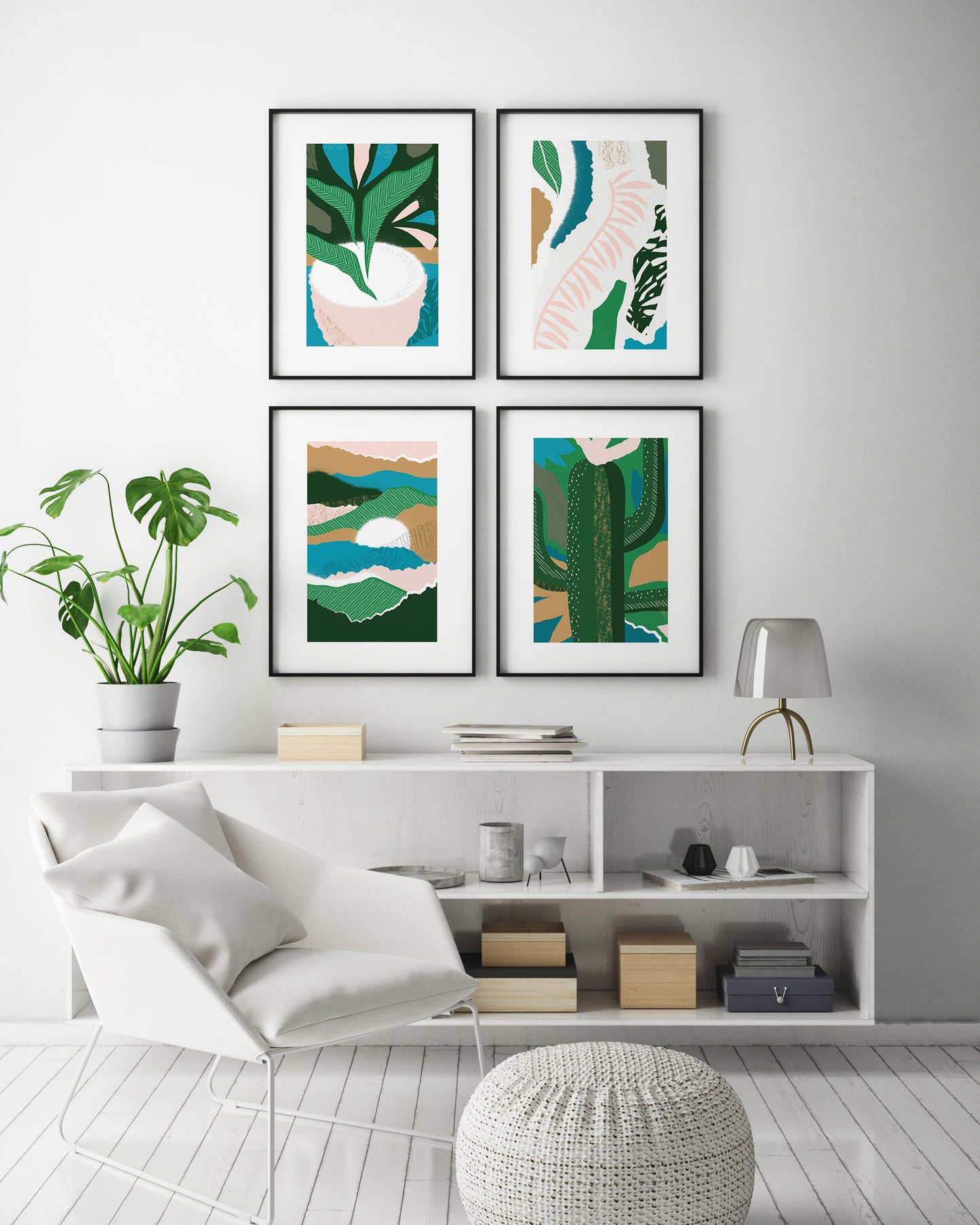 Sunrise Jungle Print