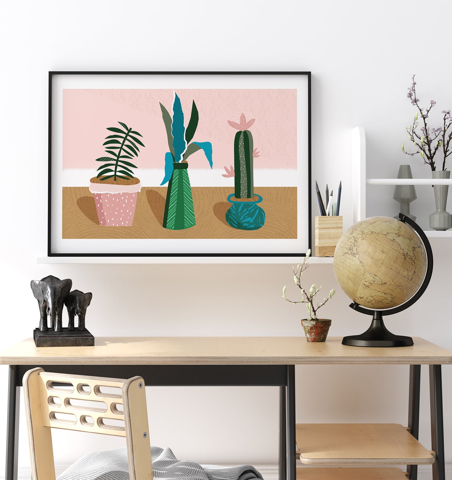 Plant Collection Jungle Print