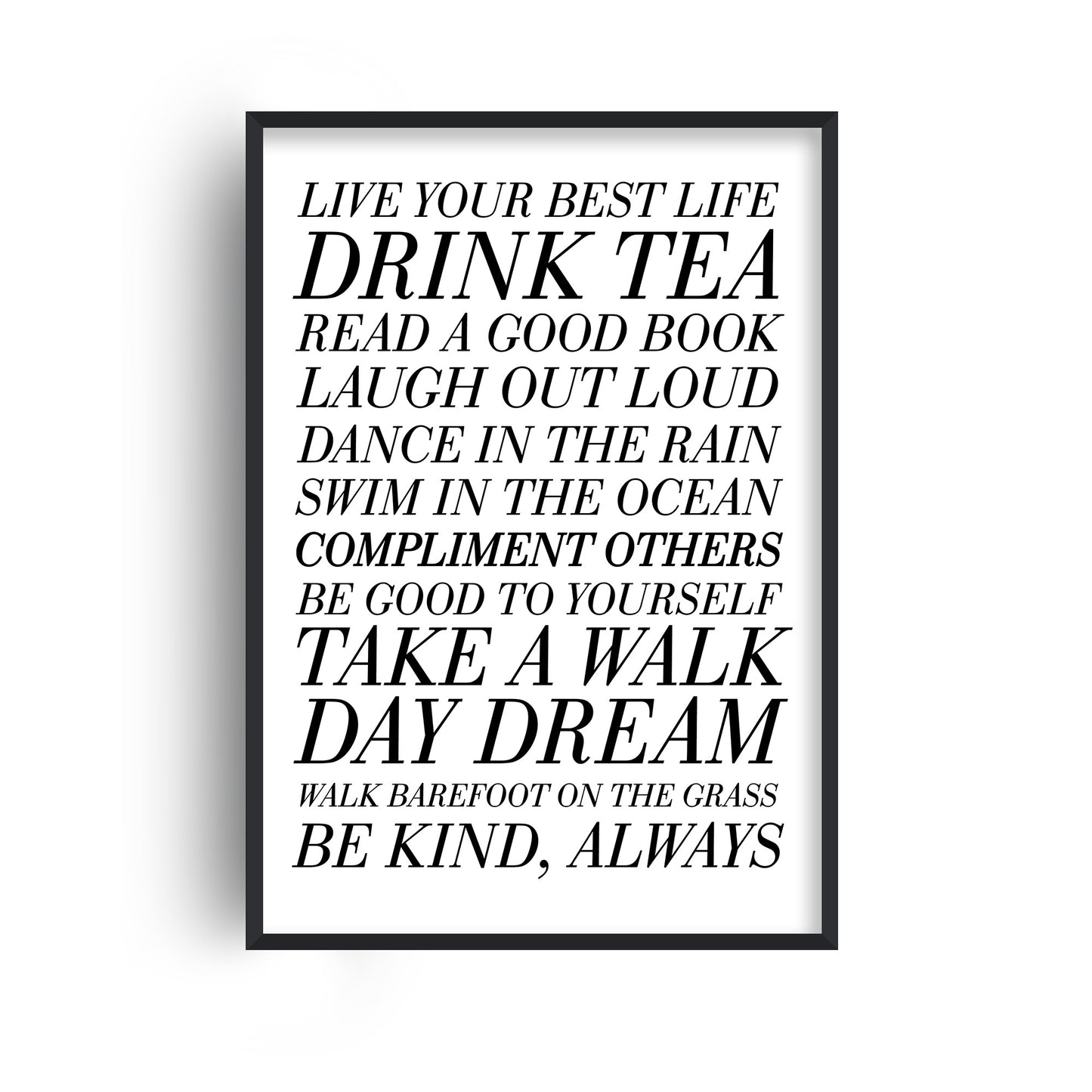 Best Life Print