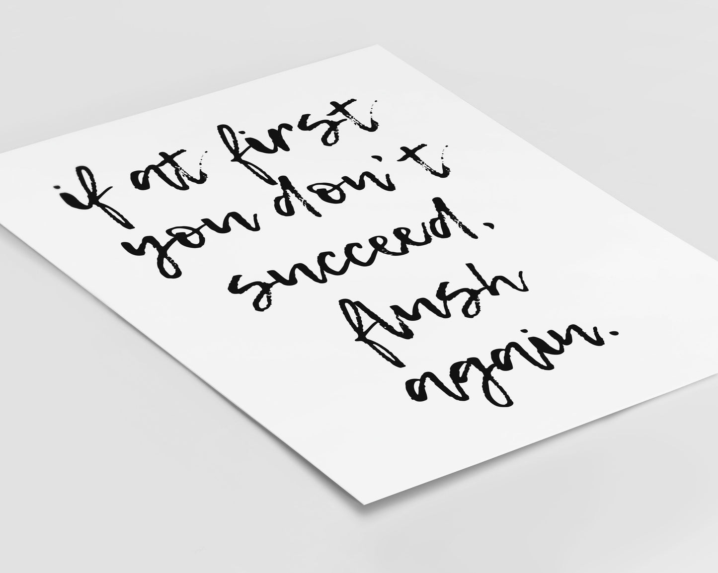 Don't Succeed Print