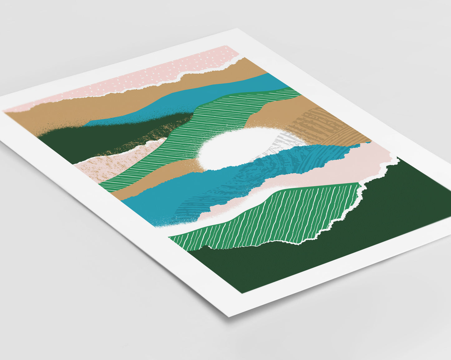 Sunrise Jungle Print