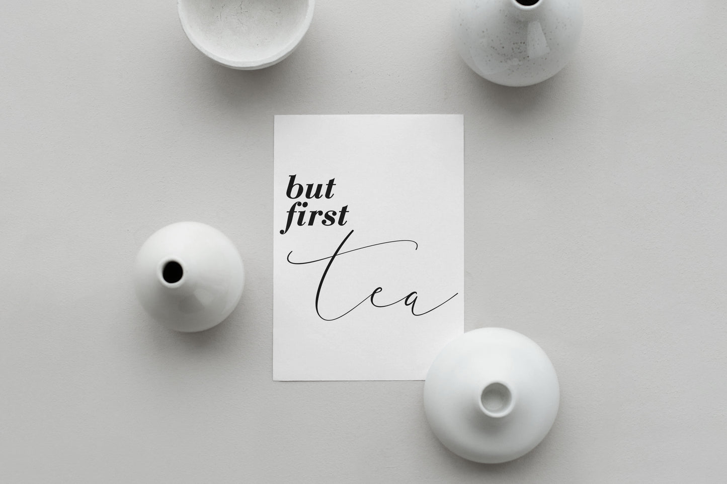 But First Tea Print