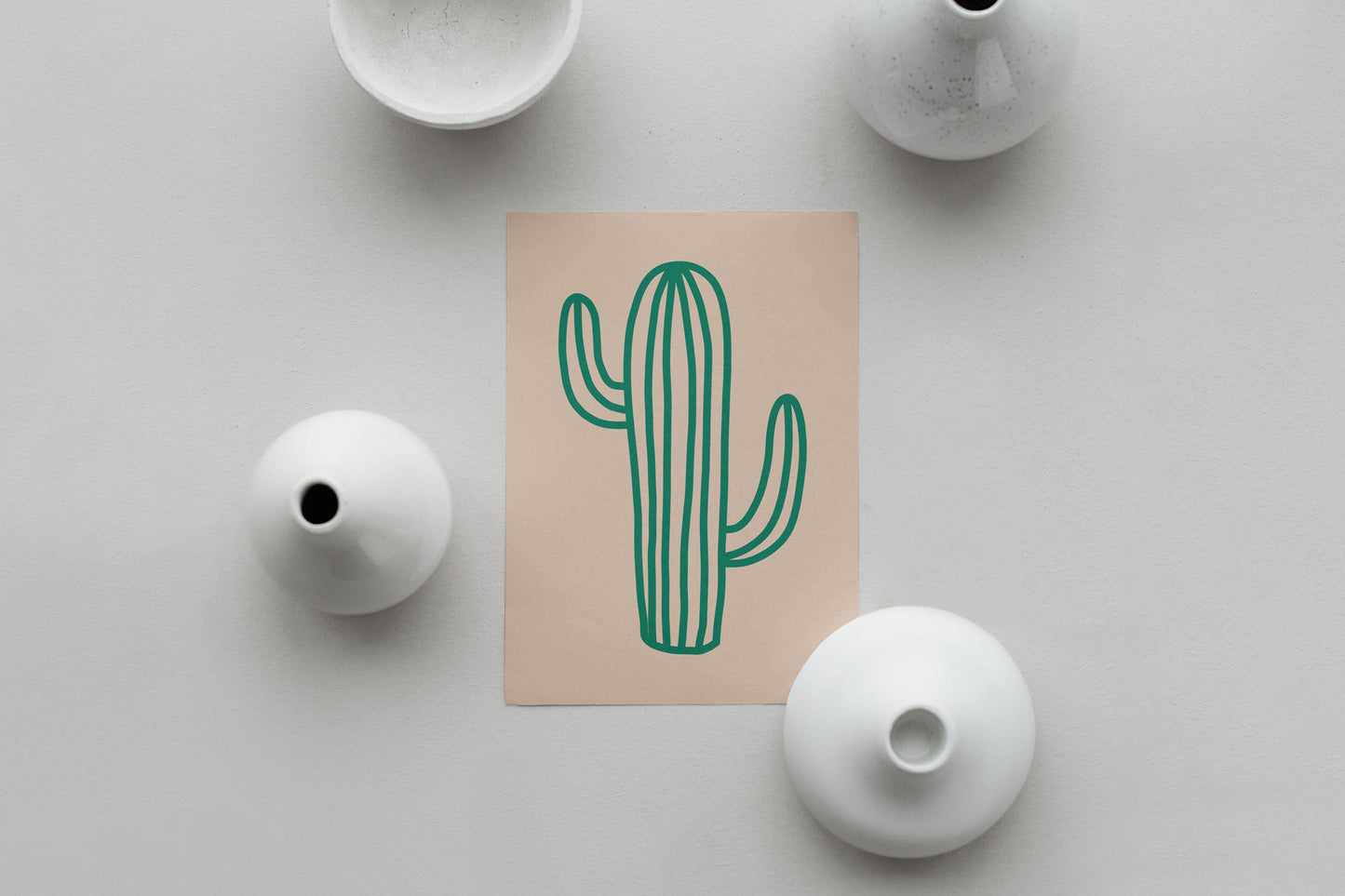 Cactus Green Print