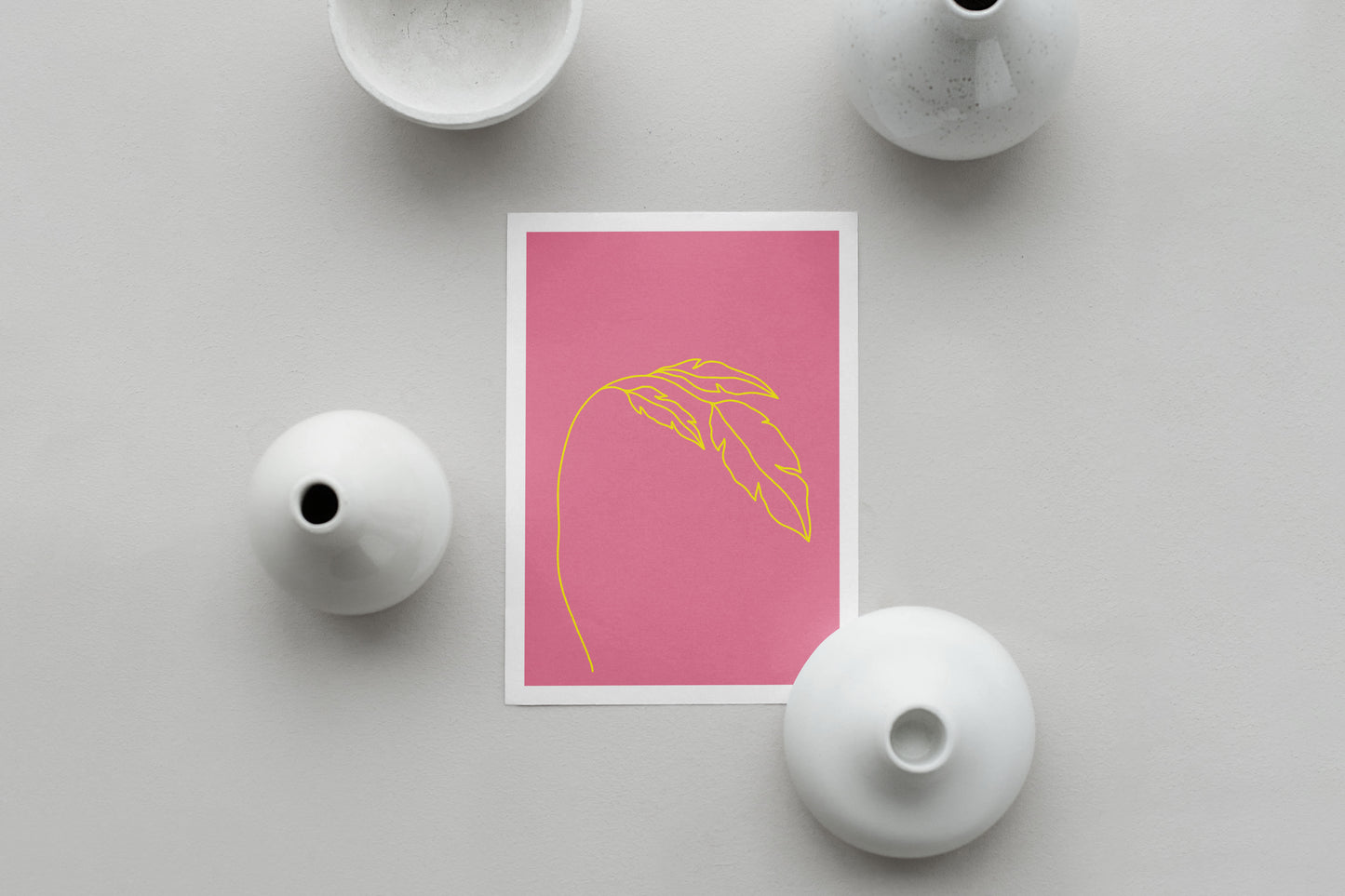 Plant Pink Funk Print