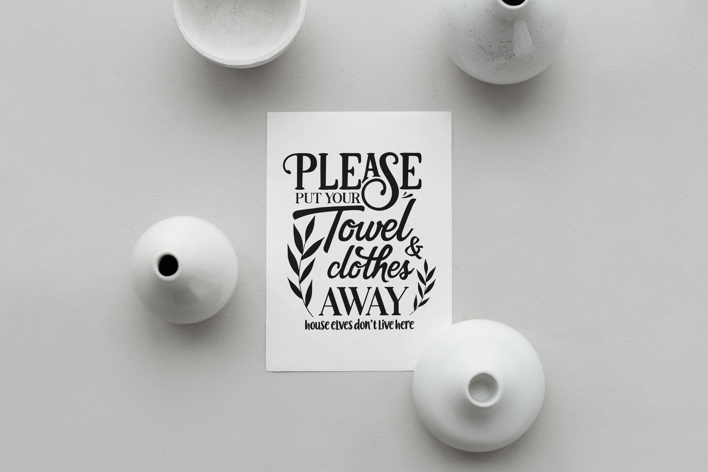 Please Put Your Towel Away Print