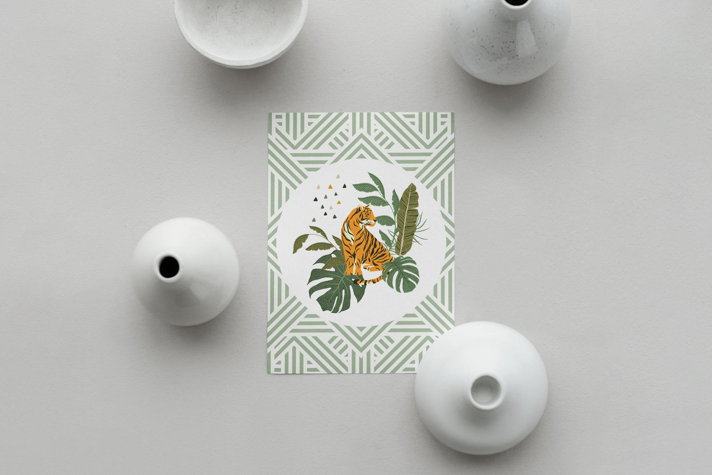 Wild Collection Aztec Tiger Print