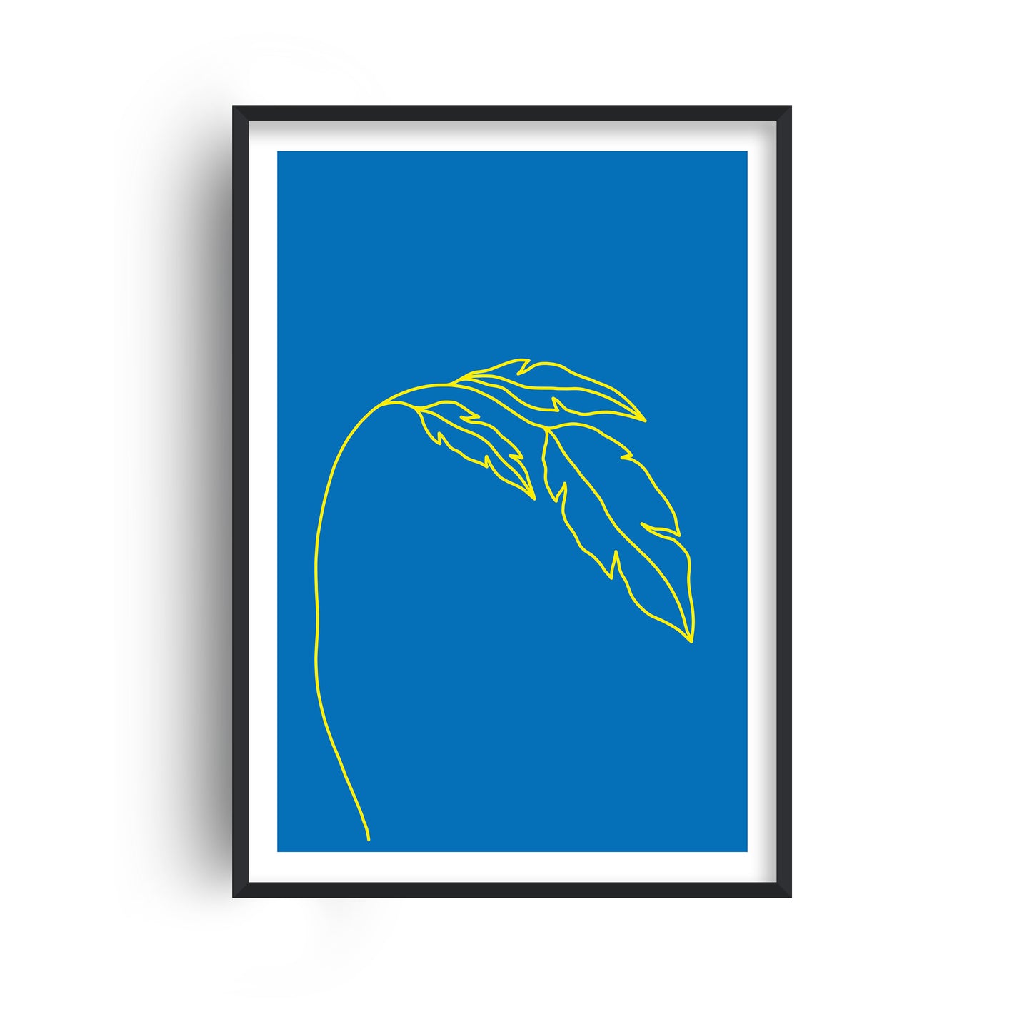 Plant Blue Funk Print