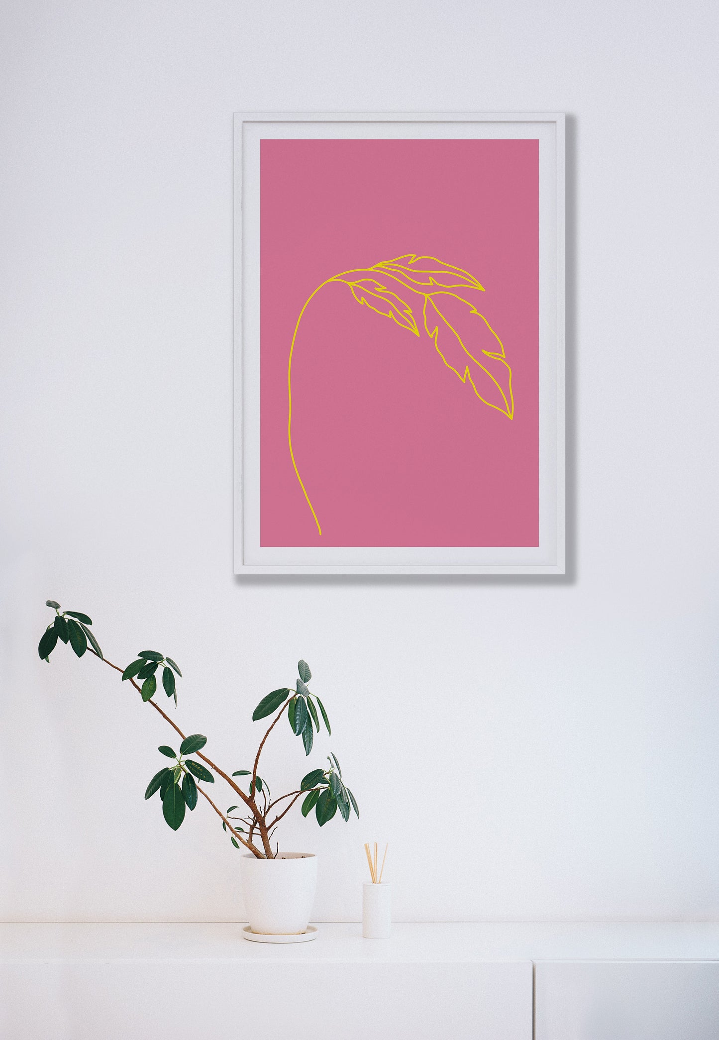 Plant Pink Funk Print