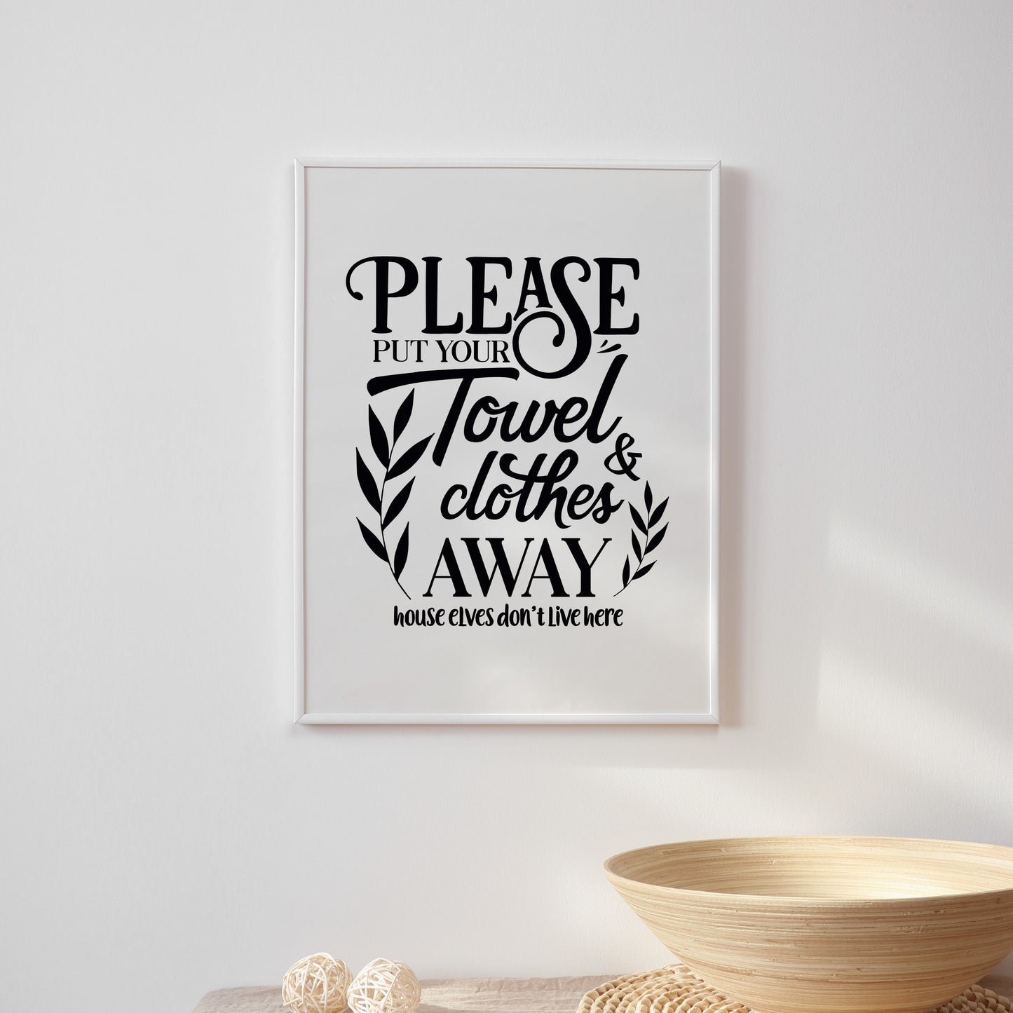 Please Put Your Towel Away Print
