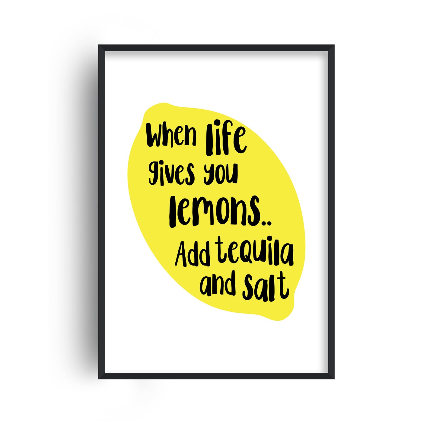 Lemons and Tequila Print