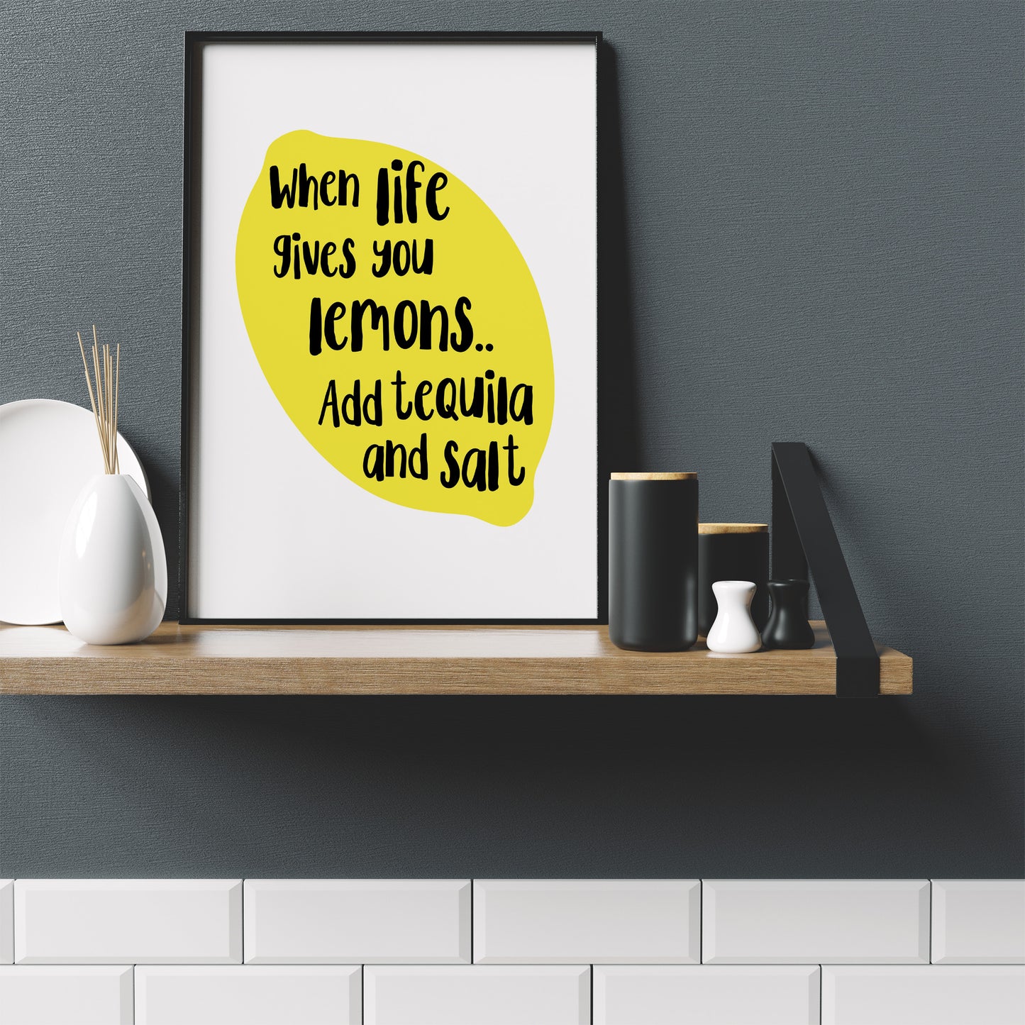 Lemons and Tequila Print