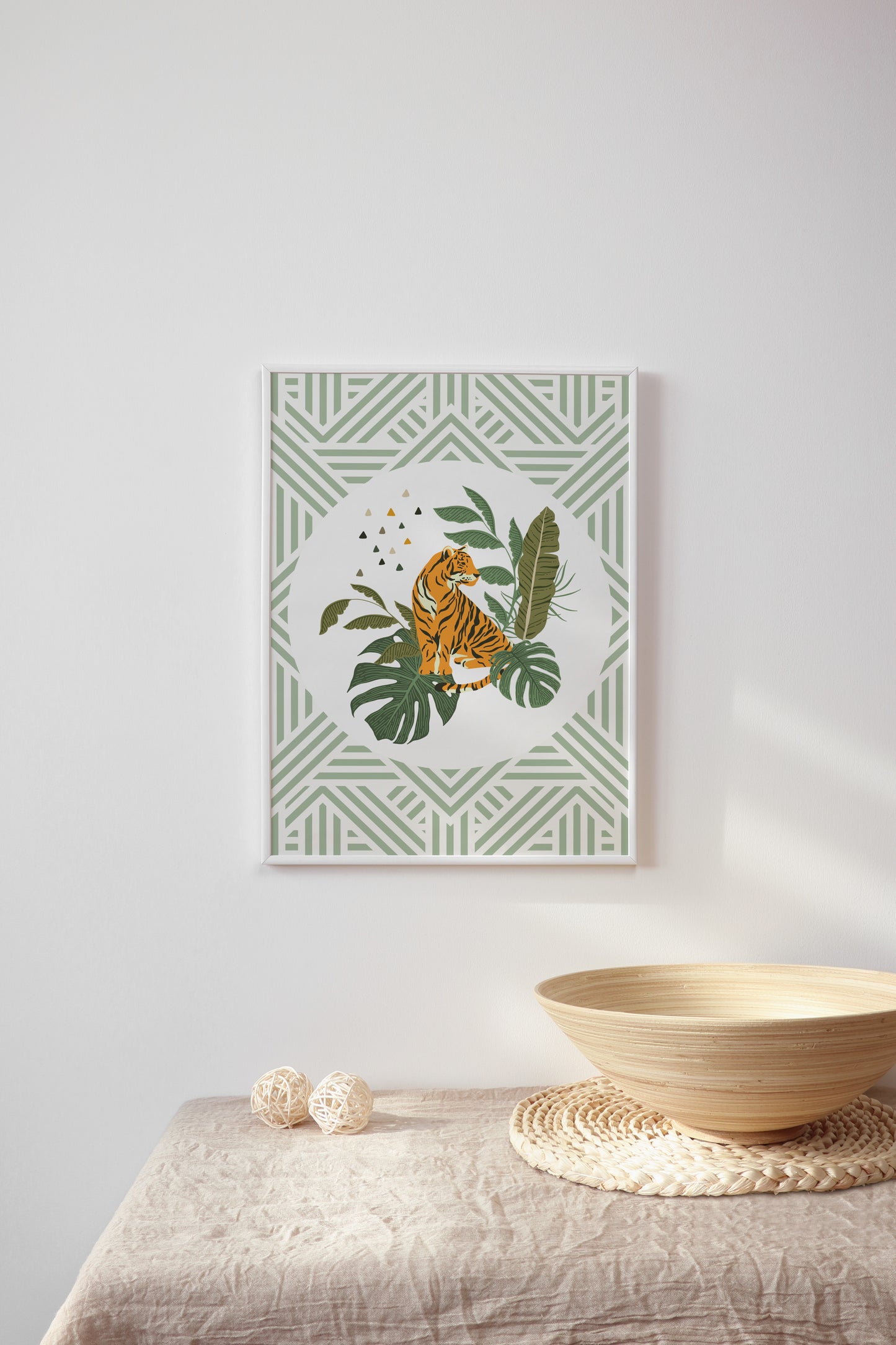 Wild Collection Aztec Tiger Print