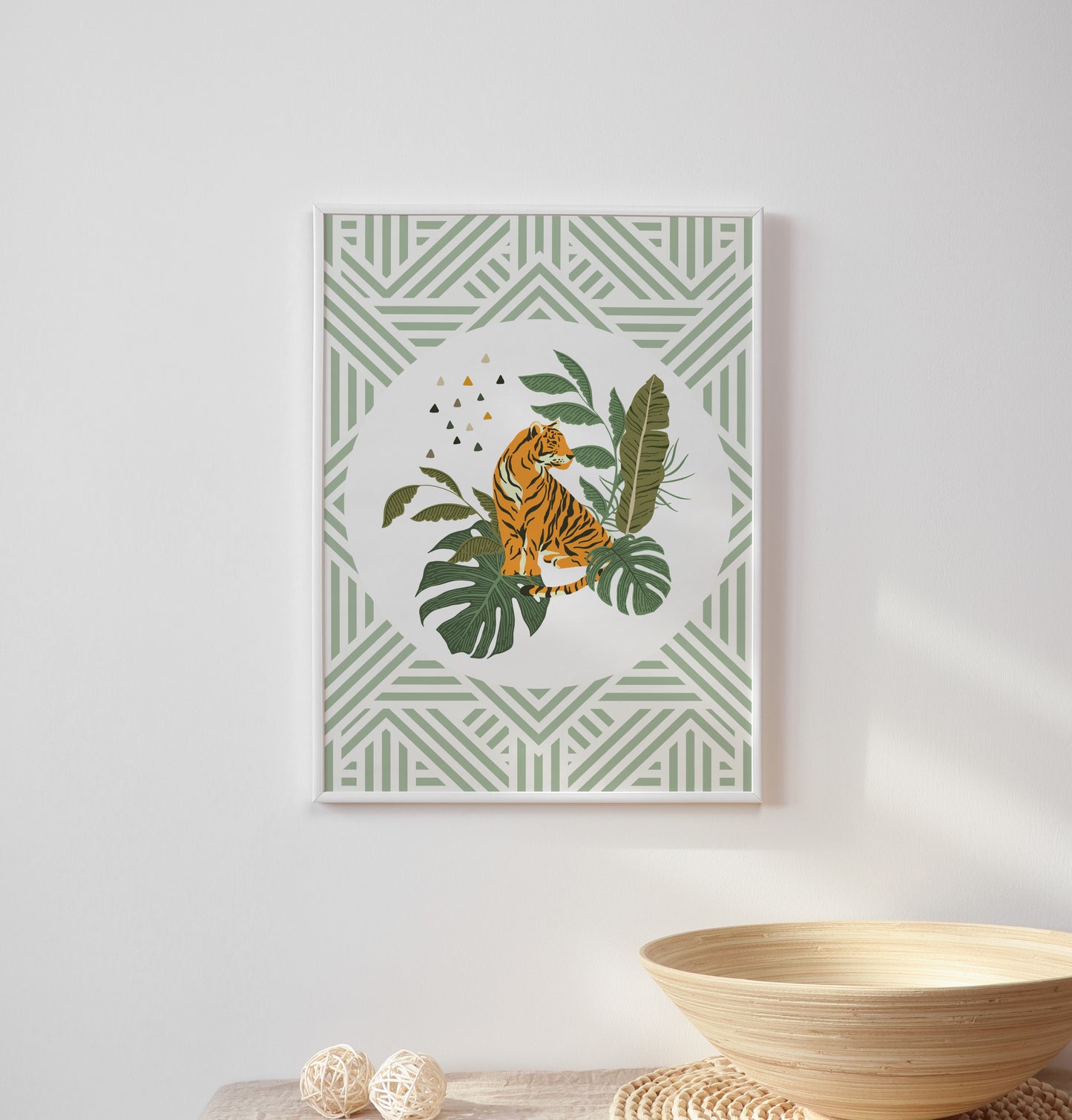 Wild Collection Aztec Tiger Print