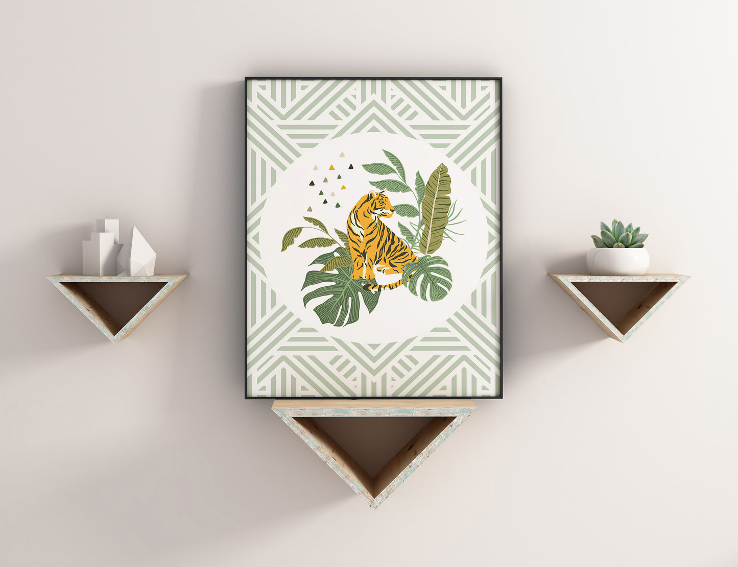 Wild Collection Aztec Tiger Print