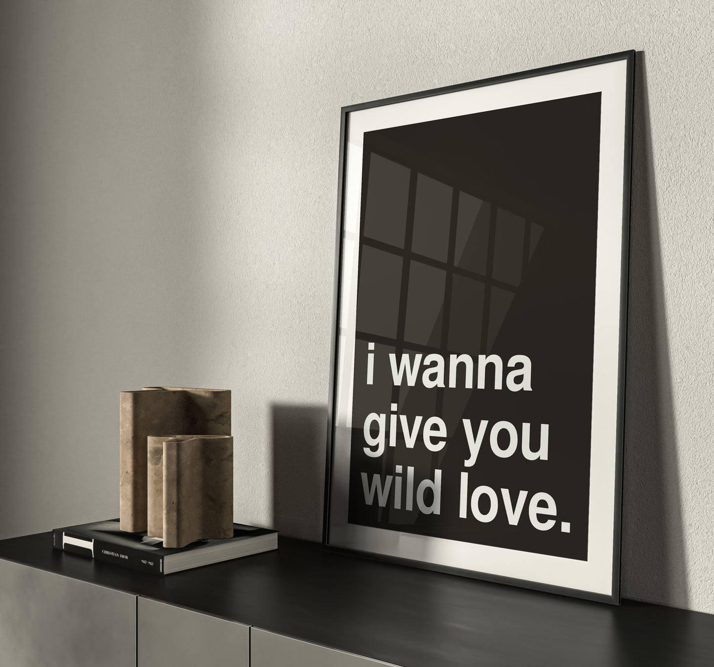 Wild Love Black Print
