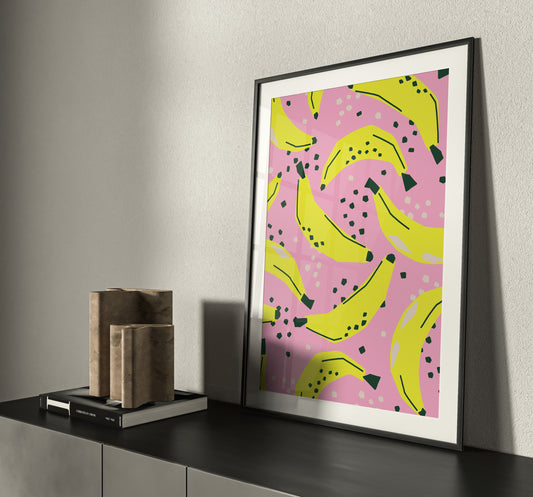Bananas Bold Print