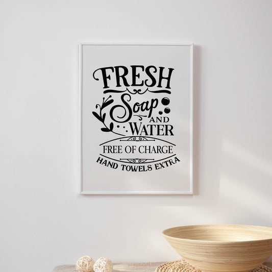 Fresh Soap Print
