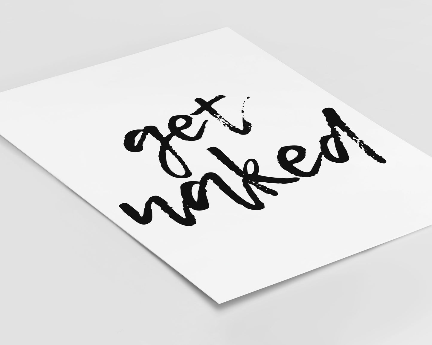 Get Naked Print