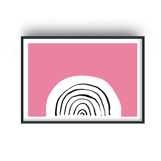 Rainbow Pink Funk Print