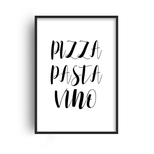 Pizza Pasta Vino Print